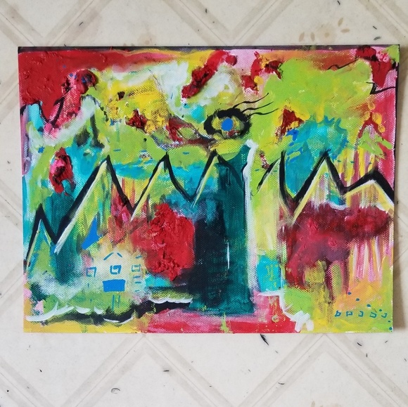 Abstract Painting Wall Art - Picture 1 of 3